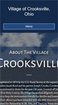 Mobile Screenshot of crooksville.com