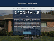 Tablet Screenshot of crooksville.com